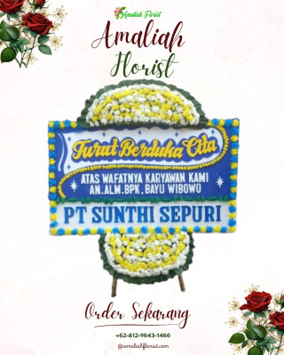 Papan Bunga Duka di Pajarakan Karya