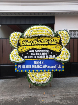 Papan Bunga Duka di Pajarakan Karya
